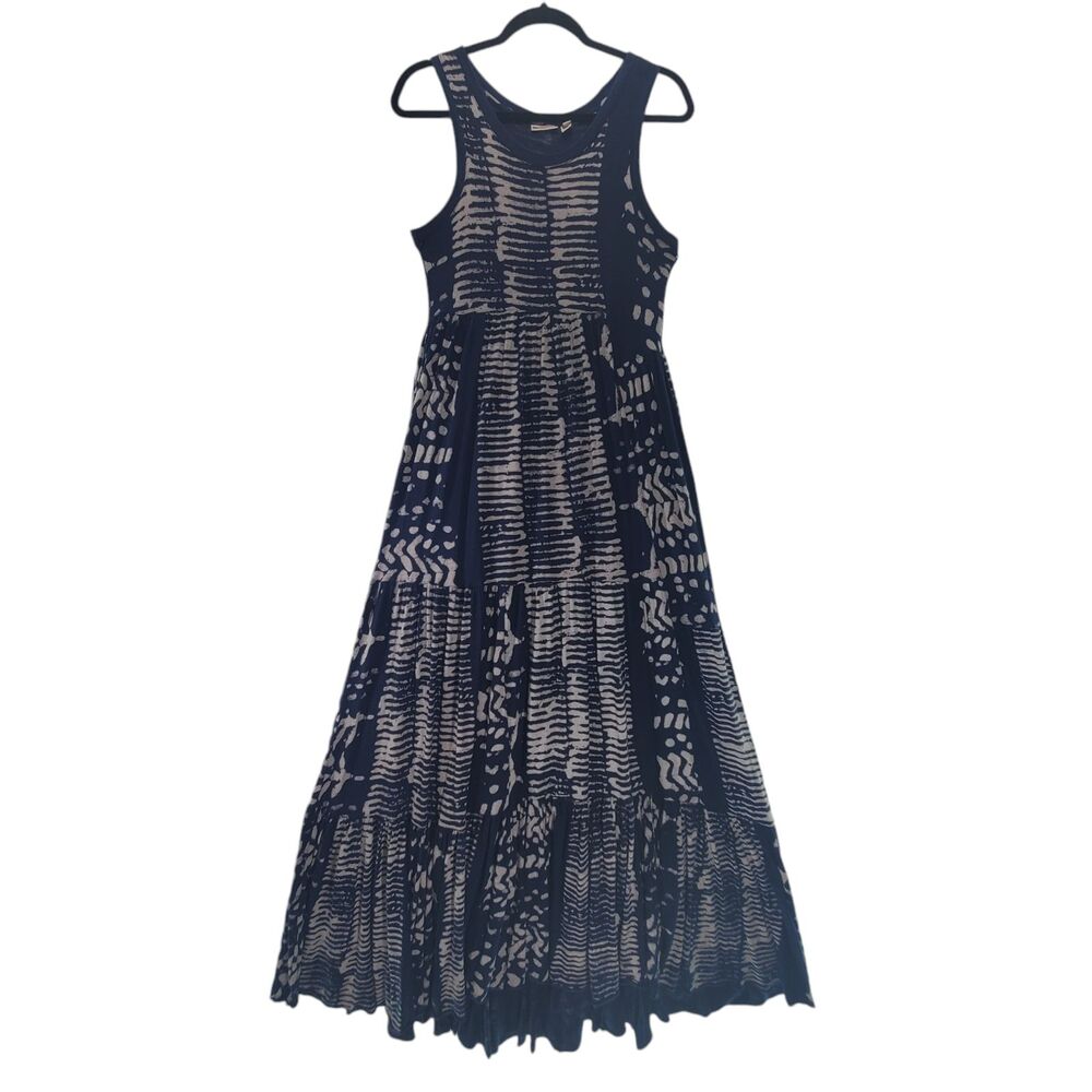 *Read XS Holding Horses Anthropologie Maxi Dress Sleeveless Tank Ismene Navy